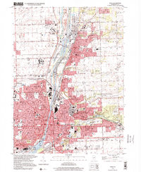 Joliet 1998 topographic map thumbnail