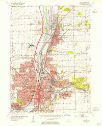 Joliet 1954 topographic map preview