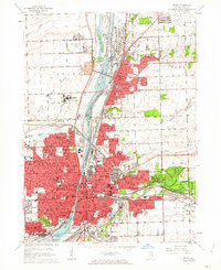 Joliet 1962 topographic map preview