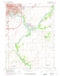 Kankakee 1964 topographic map preview
