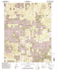 Karbers Ridge 1996 topographic map thumbnail