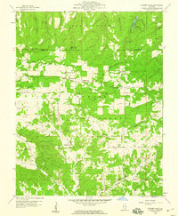 Karbers Ridge 1959 topographic map thumbnail
