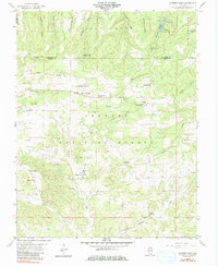 Karbers Ridge 1959 topographic map thumbnail
