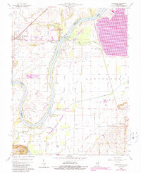 Keensburg 1959 topographic map thumbnail