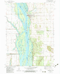 Keithsburg 1982 topographic map thumbnail
