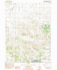 Kewanee North 1983 topographic map thumbnail
