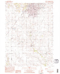 Kewanee South 1983 topographic map thumbnail