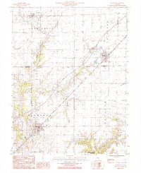 Kinmundy 1985 topographic map thumbnail