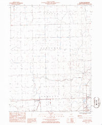 La Hogue 1986 topographic map thumbnail