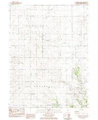 La Prairie Center 1983 topographic map thumbnail