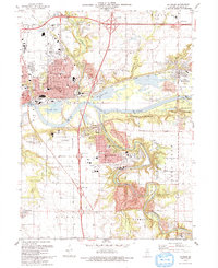 La Salle 1993 topographic map thumbnail