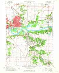 La Salle 1966 topographic map thumbnail