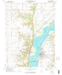 Lacon 1972 topographic map preview