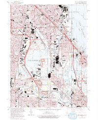 Lake Calumet 1991 topographic map thumbnail