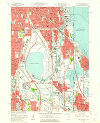 Lake Calumet 1960 topographic map thumbnail