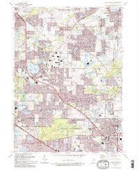 Lake Zurich 1993 topographic map thumbnail