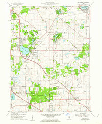 Lake Zurich 1960 topographic map thumbnail