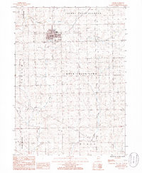 Lanark 1985 topographic map preview