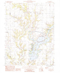 Latona 1985 topographic map thumbnail