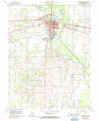 Lawrenceville 1965 topographic map preview