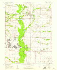Lebanon 1954 topographic map thumbnail