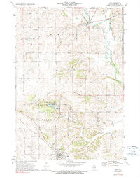 Lena 1971 topographic map thumbnail