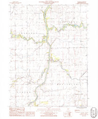 L'Erable 1986 topographic map thumbnail