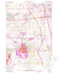 Libertyville 1960 topographic map thumbnail