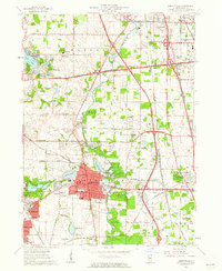 Libertyville 1960 topographic map thumbnail