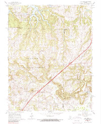 Lick Creek 1966 topographic map thumbnail