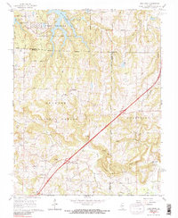 Lick Creek 1966 topographic map thumbnail
