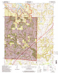 Lick Creek 1996 topographic map thumbnail
