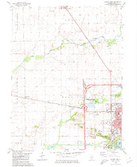 Lincoln West 1980 topographic map thumbnail