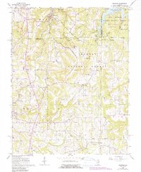 Makanda 1966 topographic map thumbnail