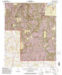 Makanda 1996 topographic map preview