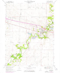 Mahomet 1970 topographic map thumbnail