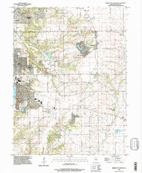 Marquette Heights 1996 topographic map thumbnail