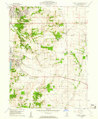 Marquette Heights 1960 topographic map thumbnail