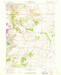 Marquette Heights 1960 topographic map thumbnail