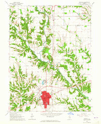 Marshall 1964 topographic map thumbnail