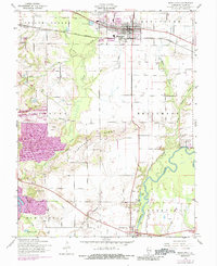 Mascoutah 1954 topographic map thumbnail