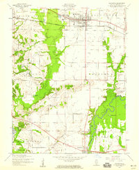 Mascoutah 1954 topographic map thumbnail