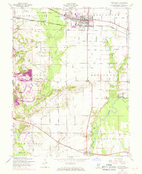 Mascoutah 1954 topographic map thumbnail