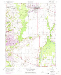 Mascoutah 1954 topographic map thumbnail