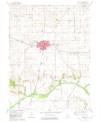 Mason City 1980 topographic map thumbnail