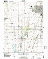 Mattoon West 1998 topographic map preview