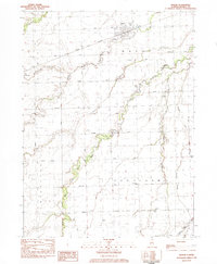 Mazon 1983 topographic map thumbnail