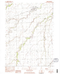 Mazon 1983 topographic map thumbnail