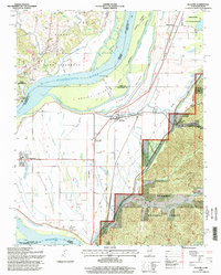 McClure 1996 topographic map thumbnail