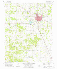 McLeansboro 1974 topographic map thumbnail